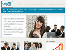 Tablet Screenshot of gocampusscout.com